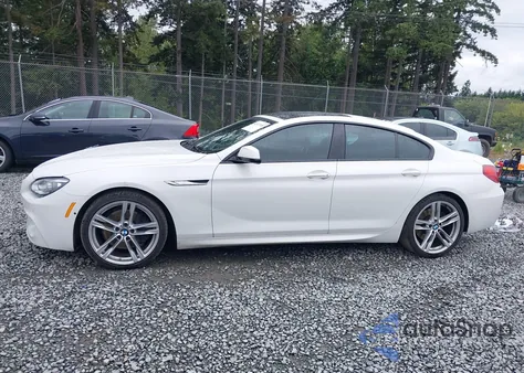 2015 BMW 650I Gran Coupe xDrive z USA, uszkodzony, nr VIN WBA6B4C5XFD761071